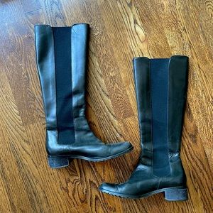 Navyboot Switzerland black tall boots, US 6.5-7
